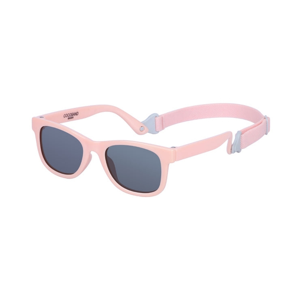 COCOSAND Classic Baby Sunglasses with Strap Flexible Frame,Age 0-2